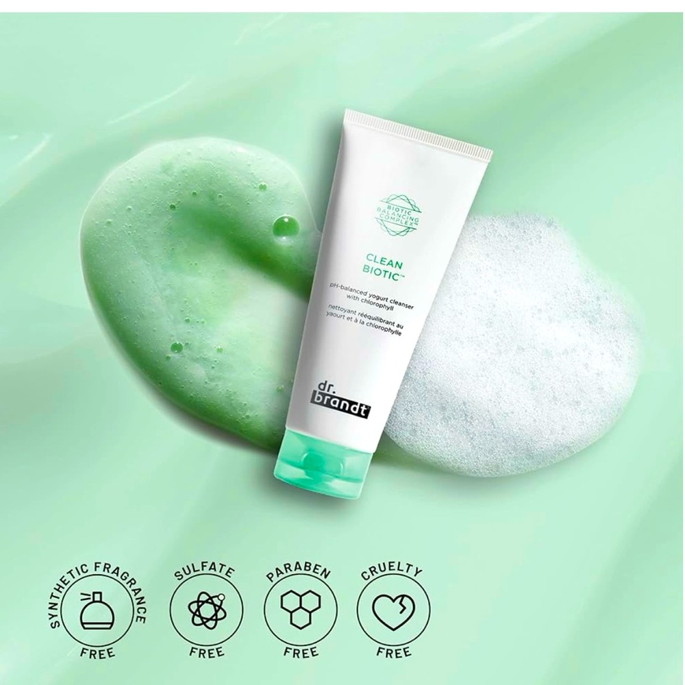 Dr. Brandt CLEAN BIOTIC Yogurt Cleanser FULL SIZE (3.5fl oz / 105m) RV ~$40